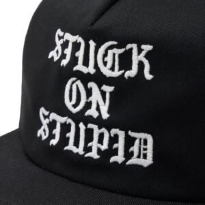 STUCK ON STUPID SNAPBACK: BLACK